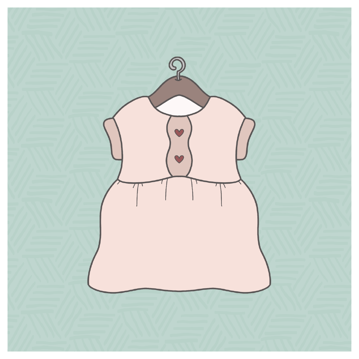 Baby Dress Sketch Vector & Photo (Free Trial) | Bigstock